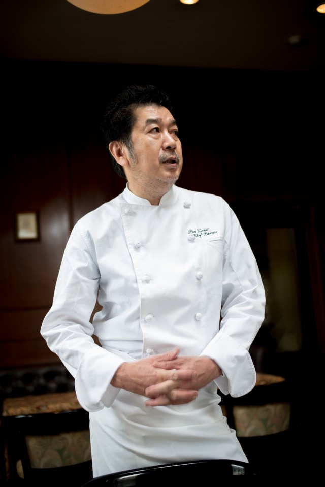   Kawase Takeshi, the owner and chef, says "Chances only come once, seize them!" 