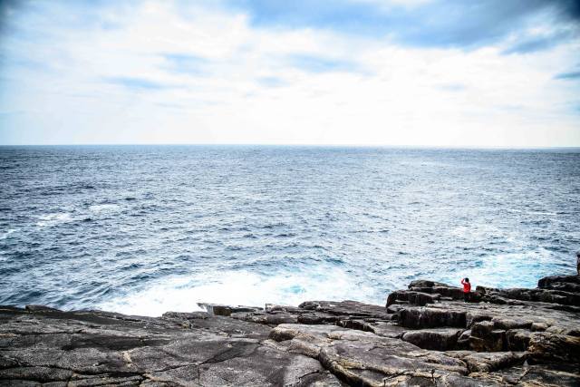 Pacific ocean from Tategasaki