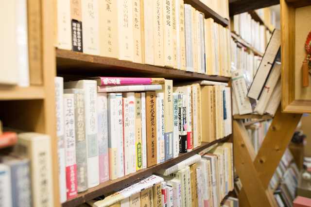 books for sale in the used book shop