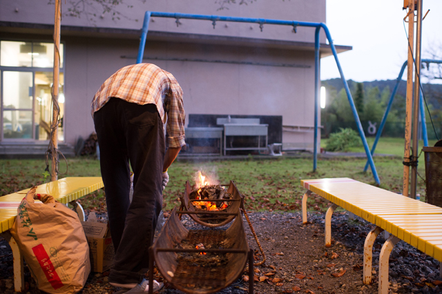 barbeque area next to the guest house