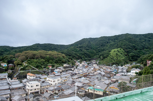 渔村的街景