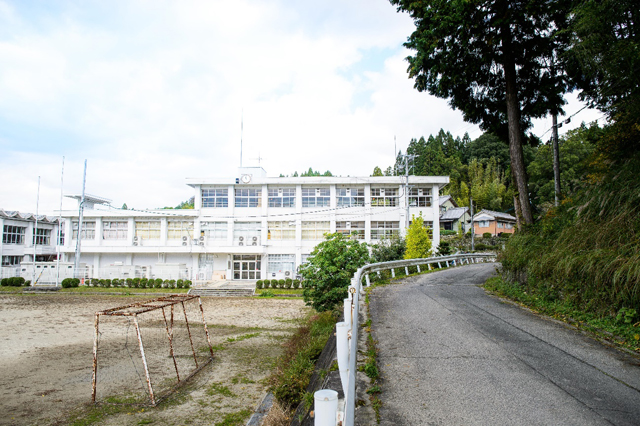 The grounds of the former Takinohara Elementary School