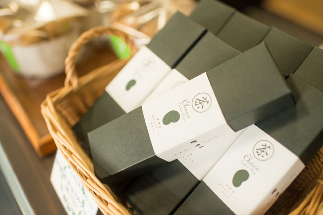 Ise Tea sweets on display in the shop