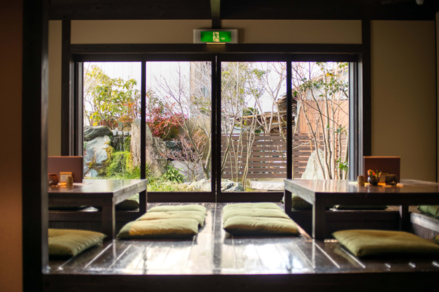 The seating area of the cafe