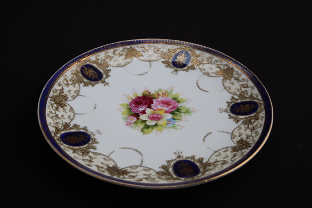 Another heirloom, a ceremonial plate from the Imperial Parliament Hall, made by Noritake